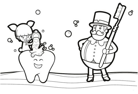 Desenho de Mundo Bita para Pintar grátis