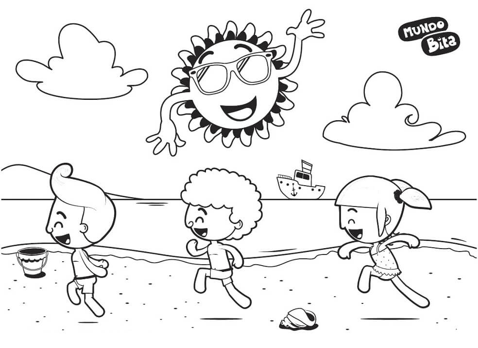 Desenhos de Mundo Bita para Colorir