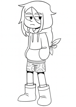 Desenho de Linn Mundo Torajo para Colorir