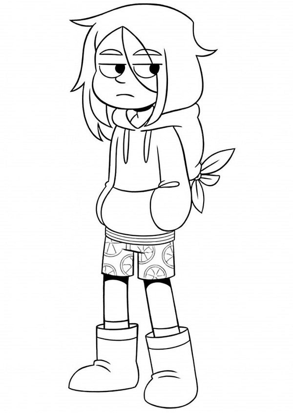 Desenho de Linn Mundo Torajo para Colorir