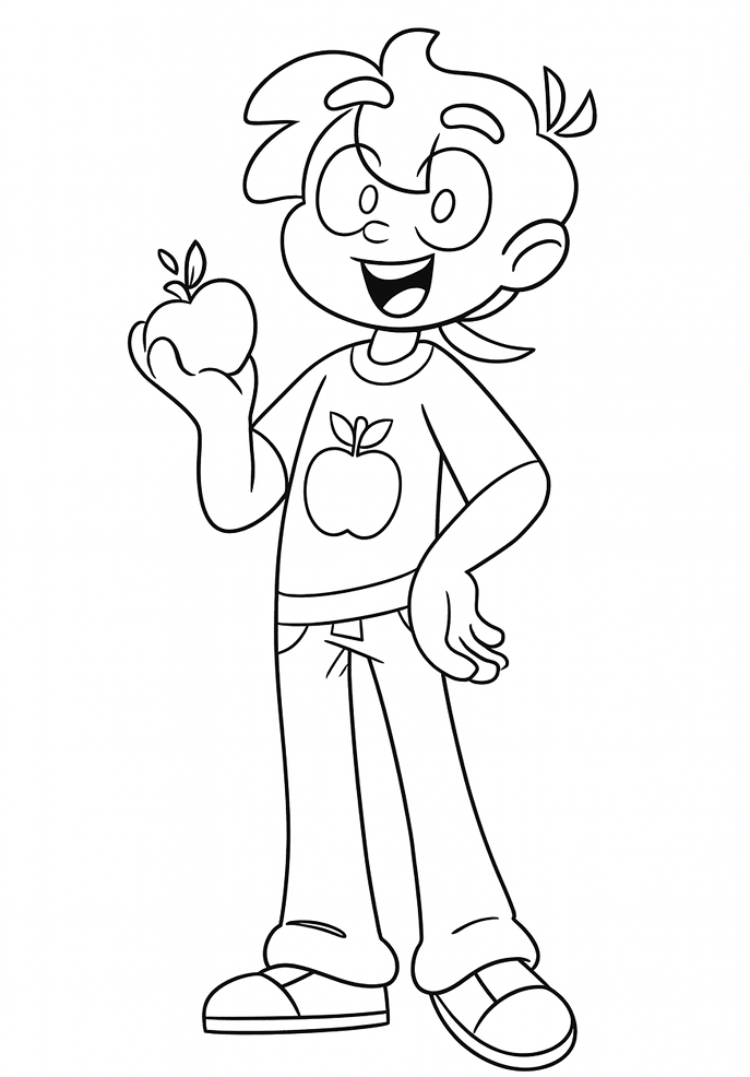 Desenho de Torajo Mundo Torajo para Colorir e Pintar grátis
