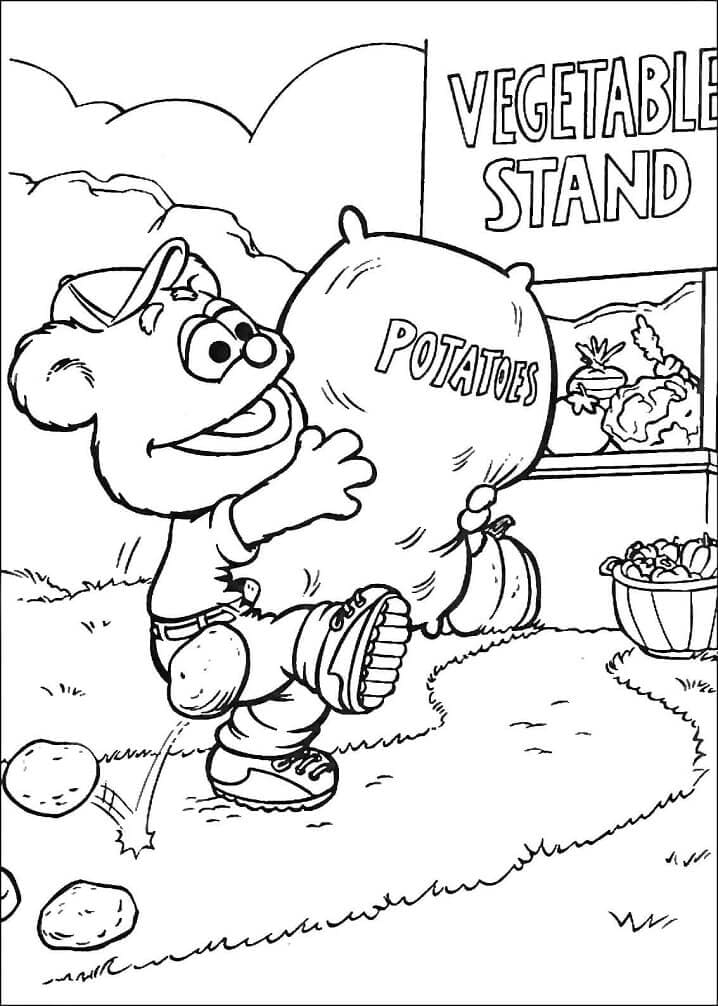 Desenho Bebê Fozzie para Colorir