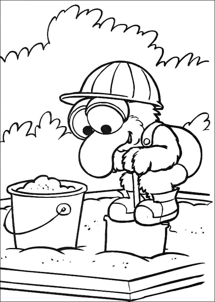 Desenho Bebê Gonzo para Colorir