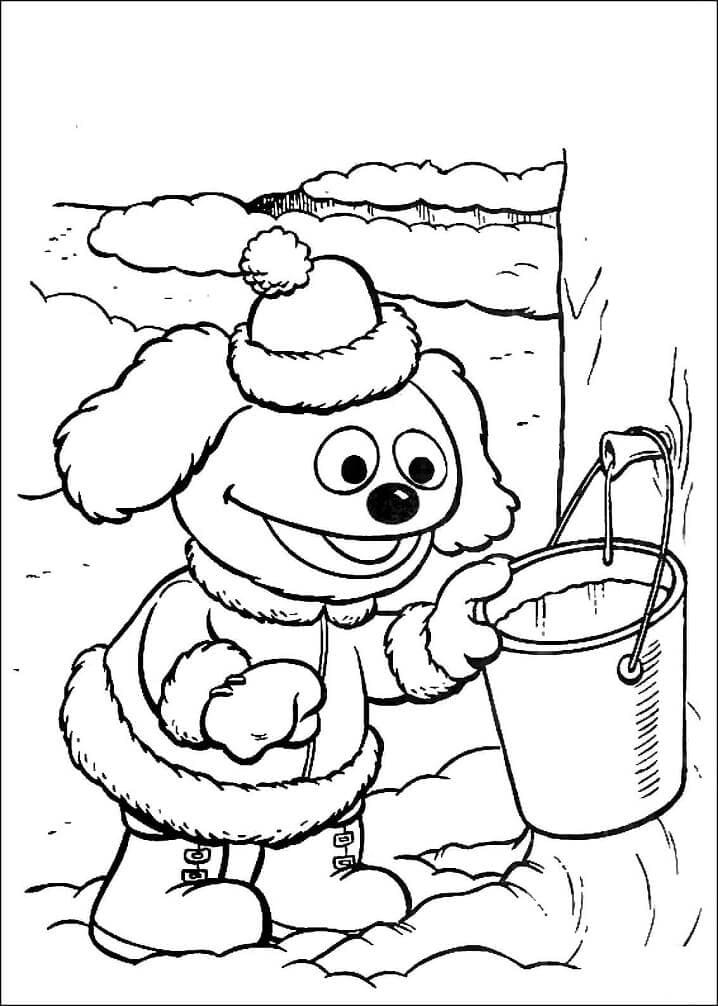 Desenho Bebê Rowlf para Colorir