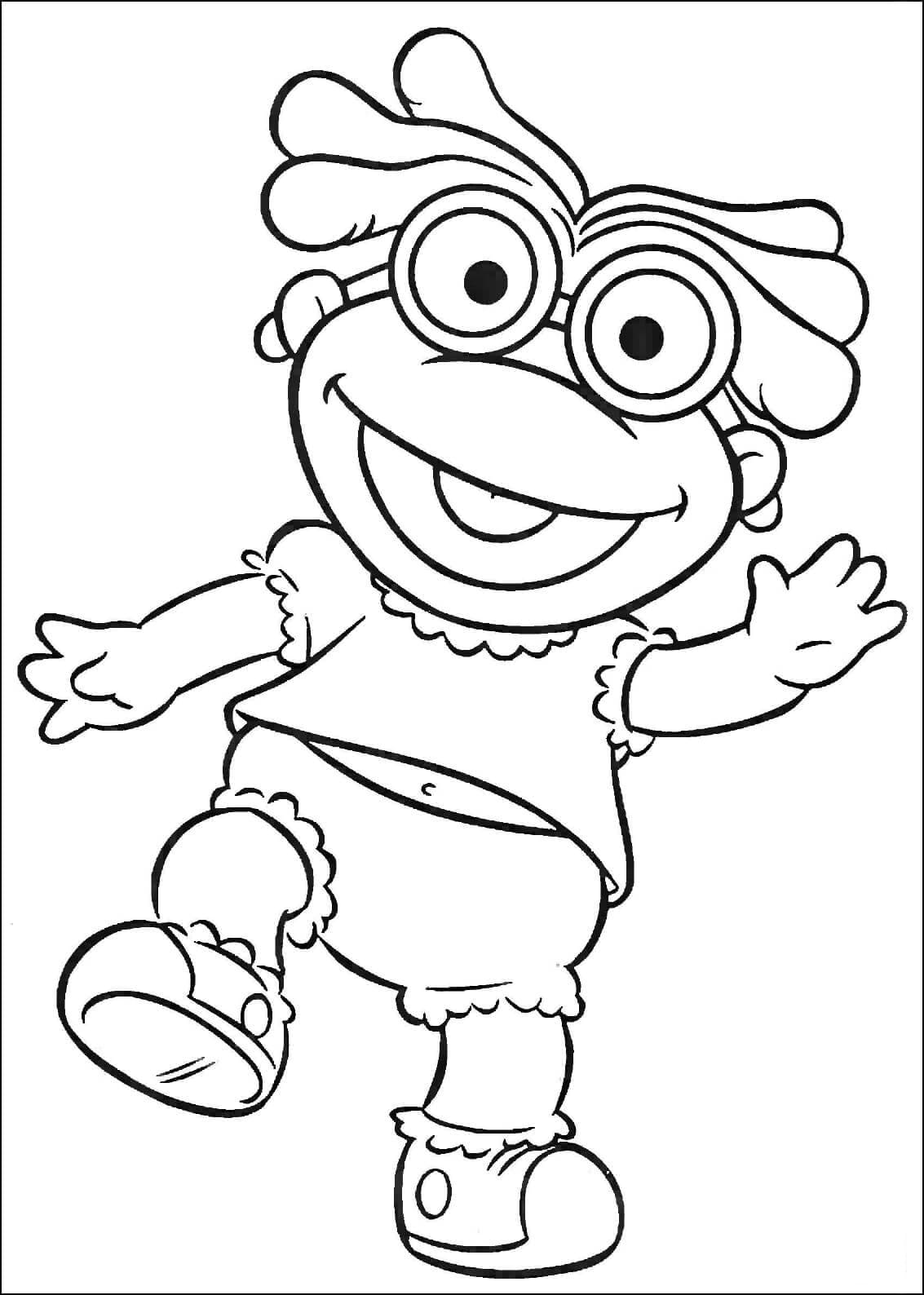 Desenho Bebê Skeeter para Colorir