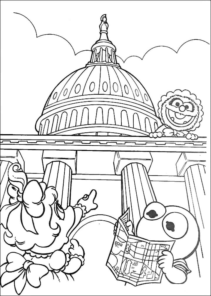 Desenho de Muppet Babies Baixar Imprimivel