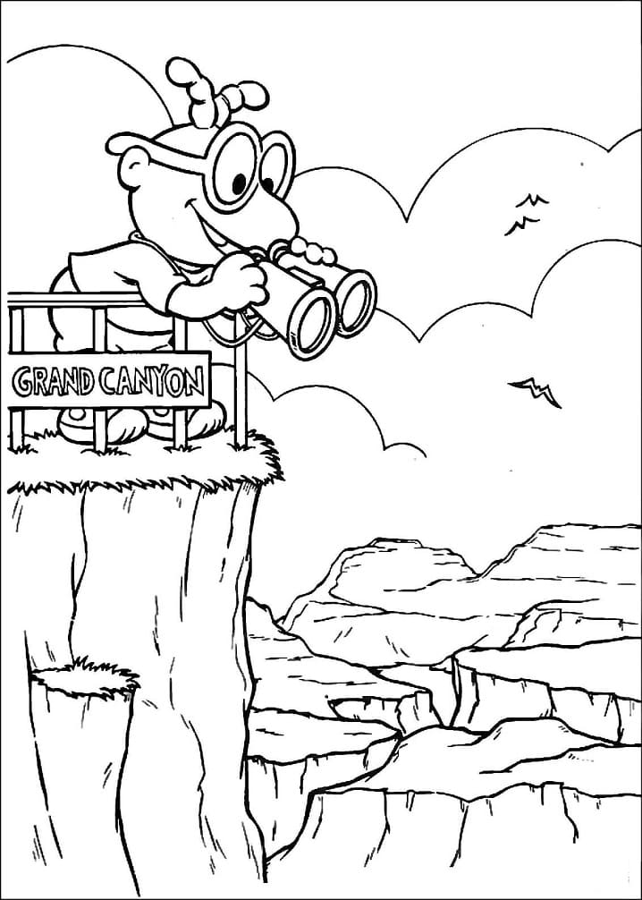 Desenho de Muppet Babies Figuras para Imprimir