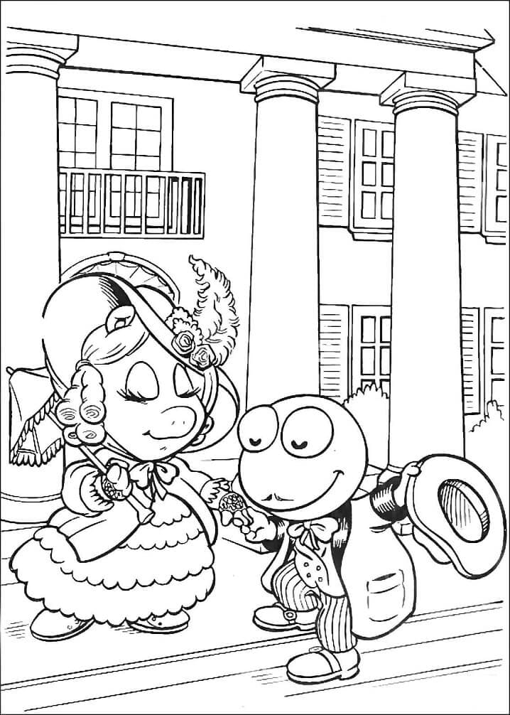 Desenho de Muppet Babies para Colorir Grátis
