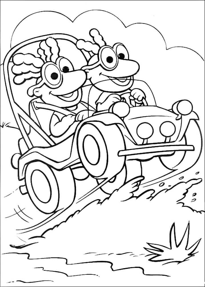 Desenho de Muppet Babies para Colorir Online