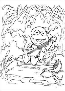 Desenho de Muppet Babies para Colorir Pdf