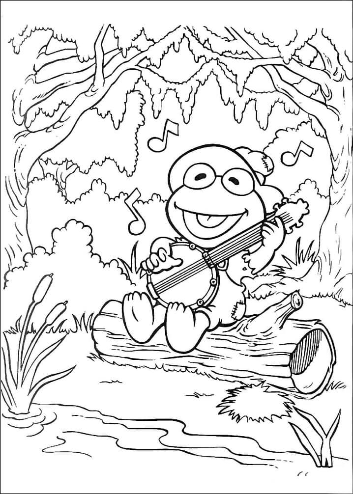 Desenho de Muppet Babies para Colorir Pdf
