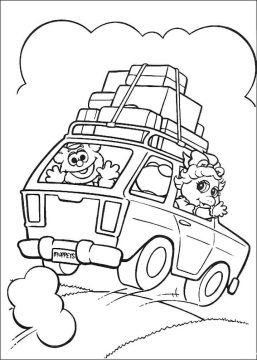 Desenho de Muppet Babies para Pintar