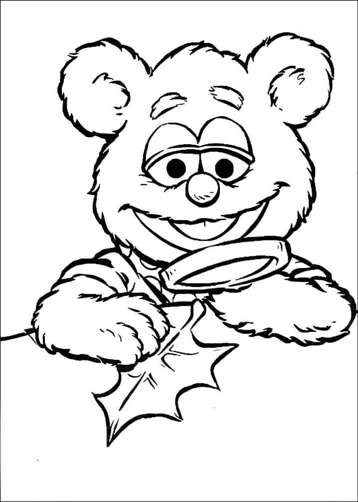 Desenho Pdf de Bebê Fozzie para Colorir