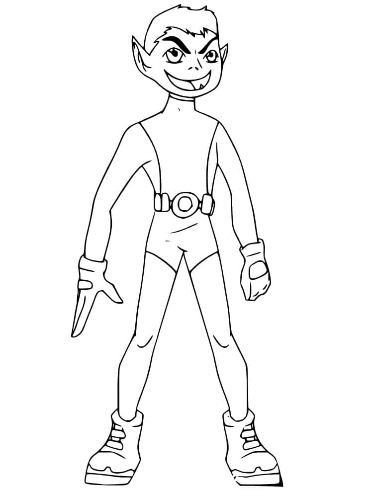 Desenho de Feliz Mutano para Colorir