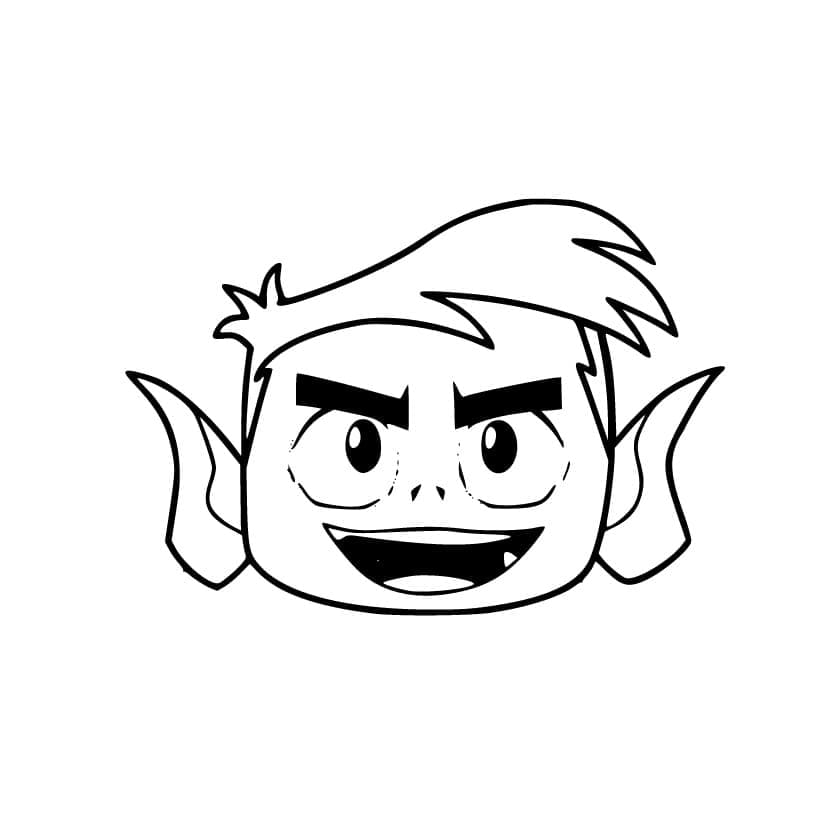 Desenho de Imagem de Mutano para Colorir