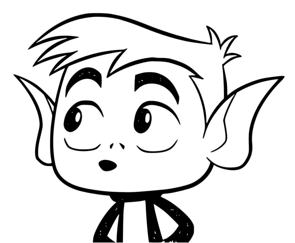 Desenho de Mutano Grátis para Colorir