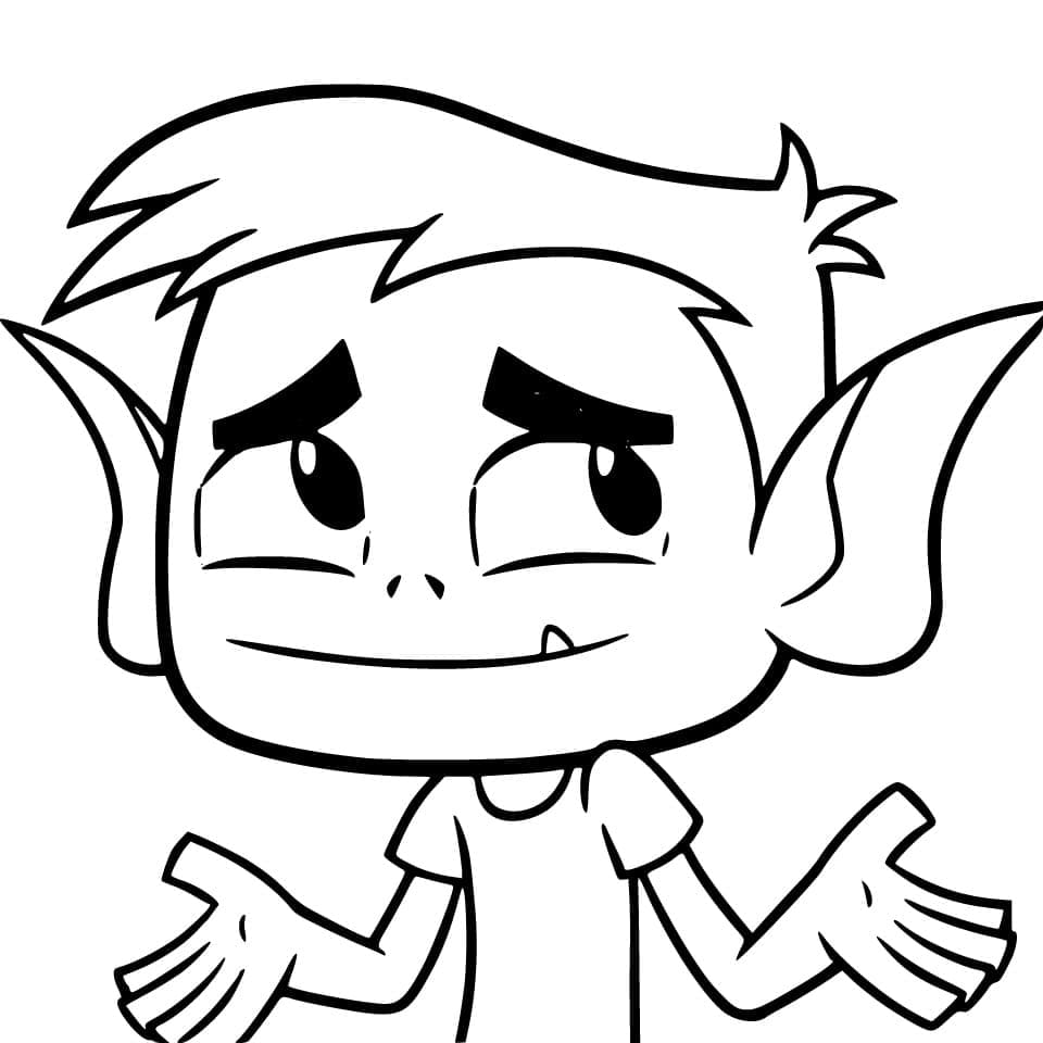 Desenho de Mutano Grátis para Crianças para Colorir