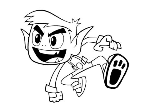 Desenho de Mutano para crianças para Colorir