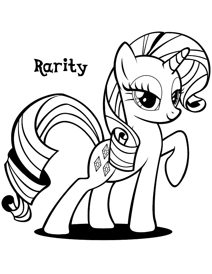 Desenho de My Little Pony para Imprimir