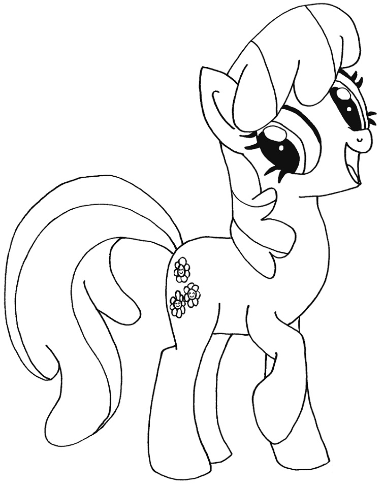 Desenho de My Little Pony Pintar Grátis