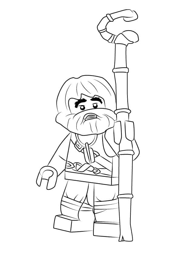 Desenho de Bolobo de Lego Ninjago para Colorir