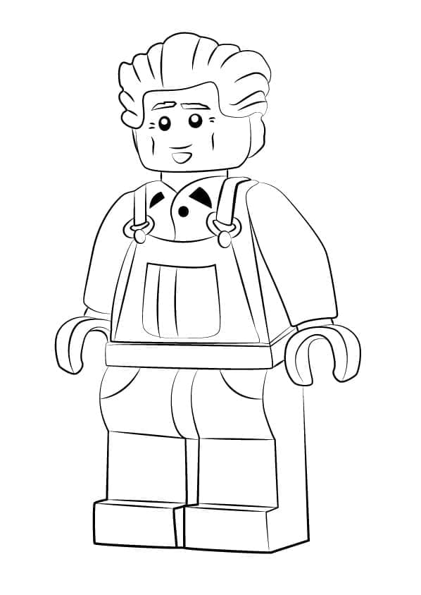 Desenho de Ed de Lego Ninjago para Colorir