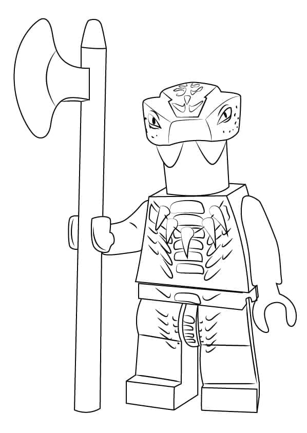 Desenho de Fang Suei de Lego Ninjago para Colorir