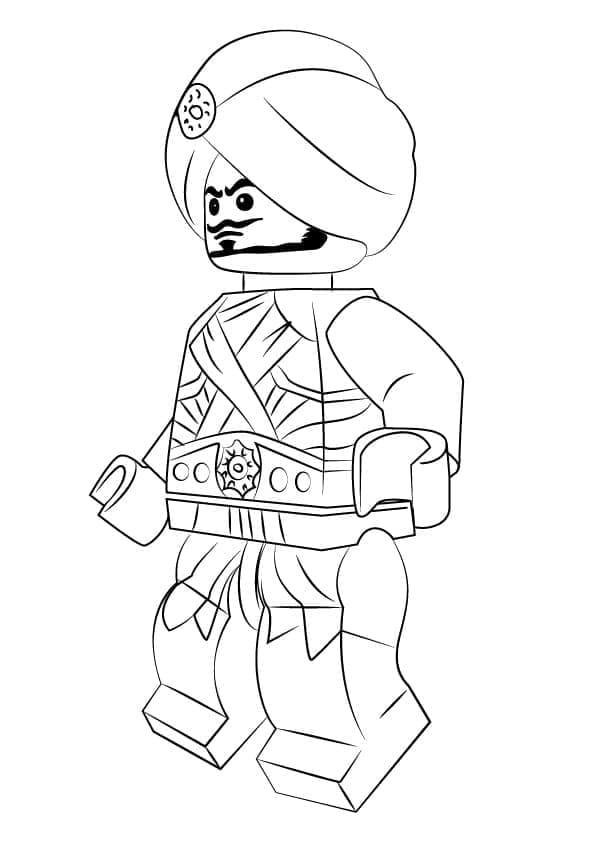 Desenho de Gravis de Lego Ninjago para Colorir
