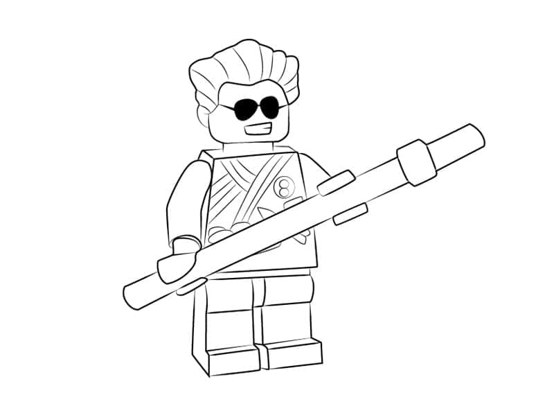 Desenho de Griffin Turner de Lego Ninjago para Colorir