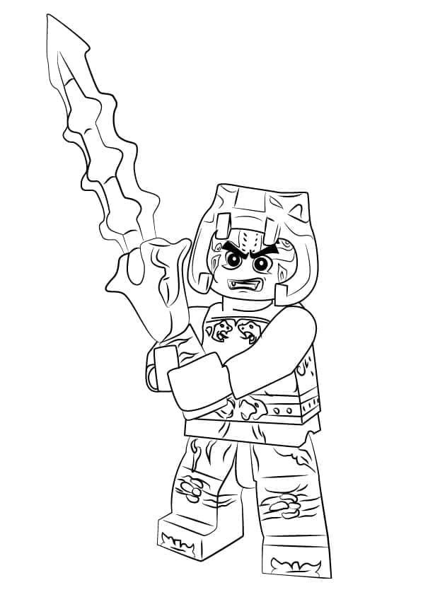 Desenho de Krait de Lego Ninjago para Colorir