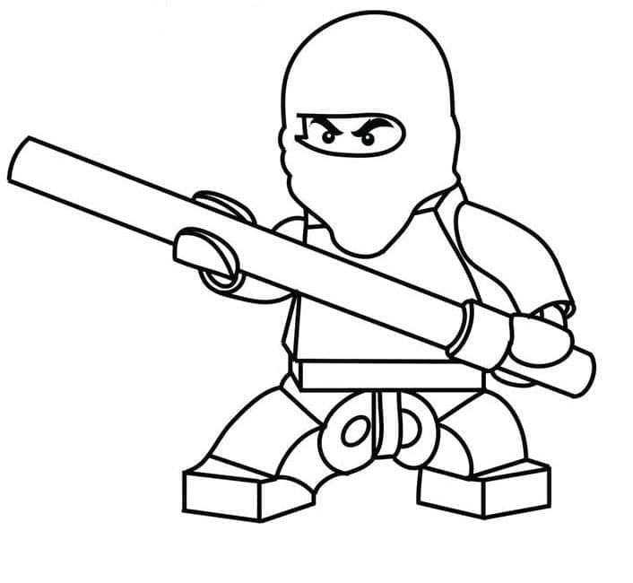 Desenho de Lego Ninjago Grátis para Crianças para Colorir