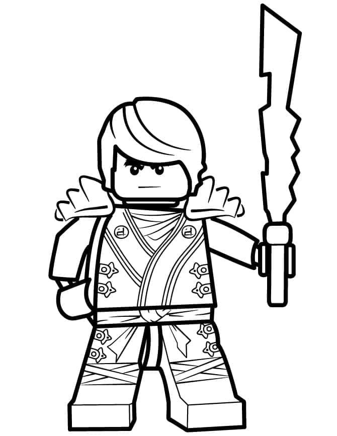 Desenho de Lego Ninjago Grátis para Colorir