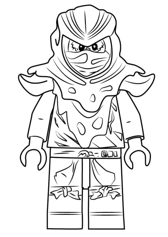 Desenho de Lloyd Morro de Lego Ninjago para Colorir