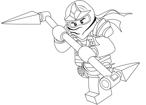 Baixar Ilustração do Ninjago Lloyd para Colorir