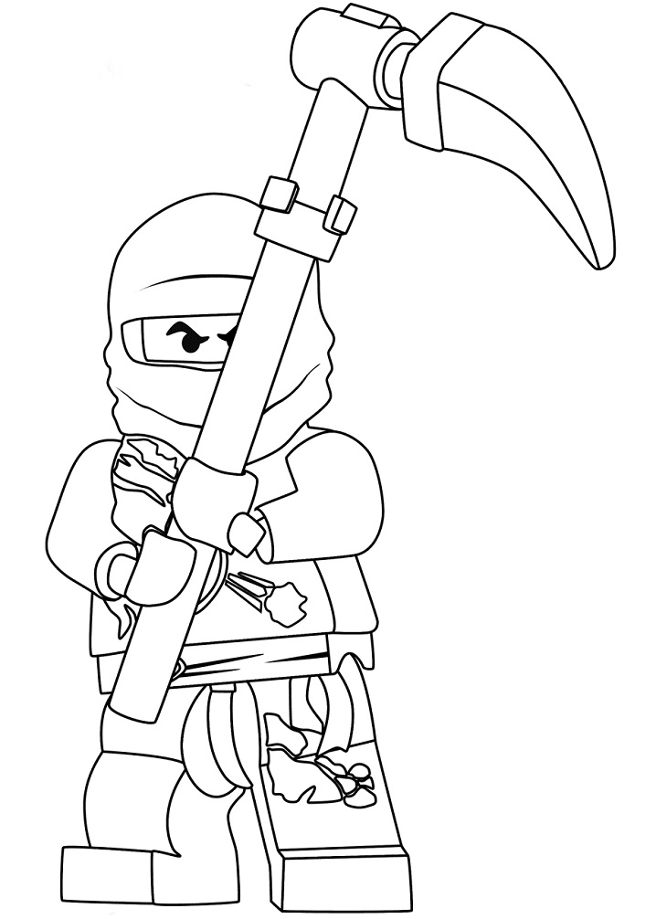 Desenho Cole Ninjago
