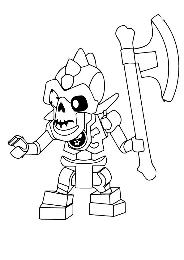 Desenho de Nuckal para Colorir Grátis