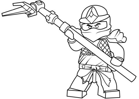 Desenho do Cole Lego Ninjago para Baixar e Colorir