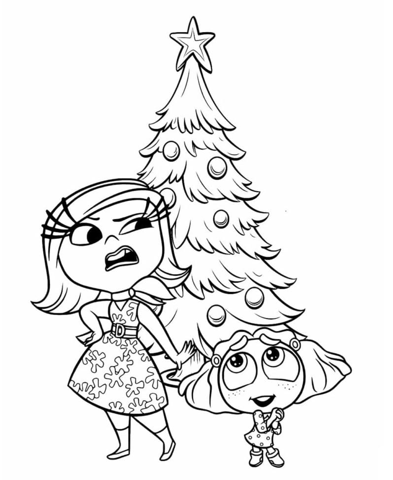 Desenho de Nojinho e Invejá para Colorir