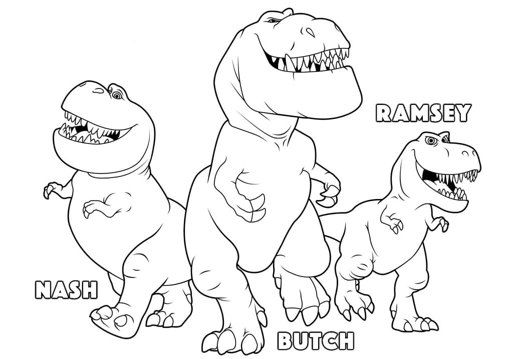 Desenho Butch Ramsey e Nash para Colorir