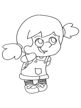 Desenho de Mika para Colorir