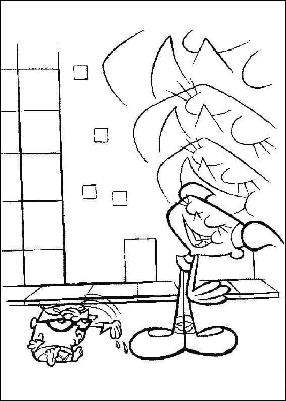 Desenho de Didi e Dexter para Colorir
