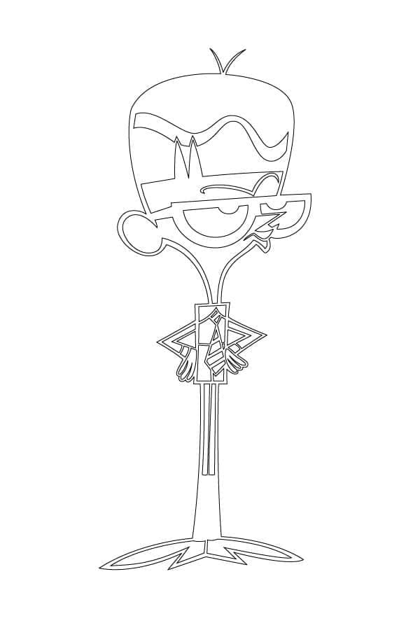 Desenho de o Laboratório de Dexter Desenhos Crianças
