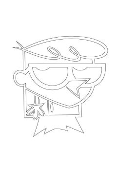 Desenho de O laboratório de Dexter para Colorir e Imprimir