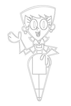 Desenho de O laboratório de Dexter para Imprimir grátis