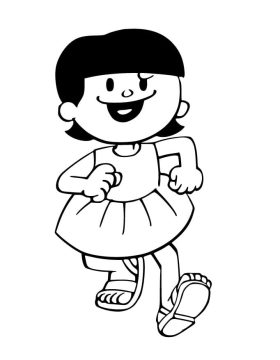 Desenho de niná de Menino Maluquinho para Colorir