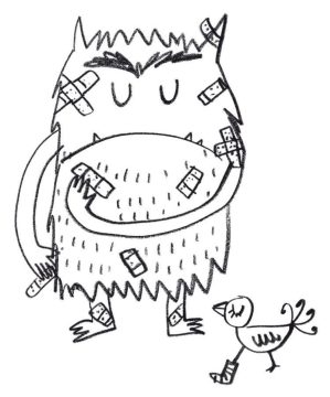 Desenho de O Monstro das Cores Download Pintar