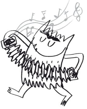 Desenho de O Monstro das Cores Figuras para Imprimir