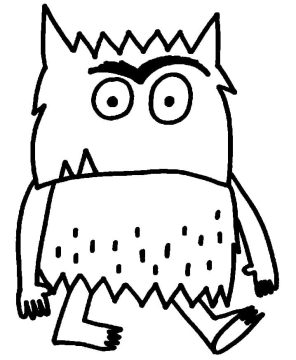 Desenho de O Monstro das Cores Pdf grátis