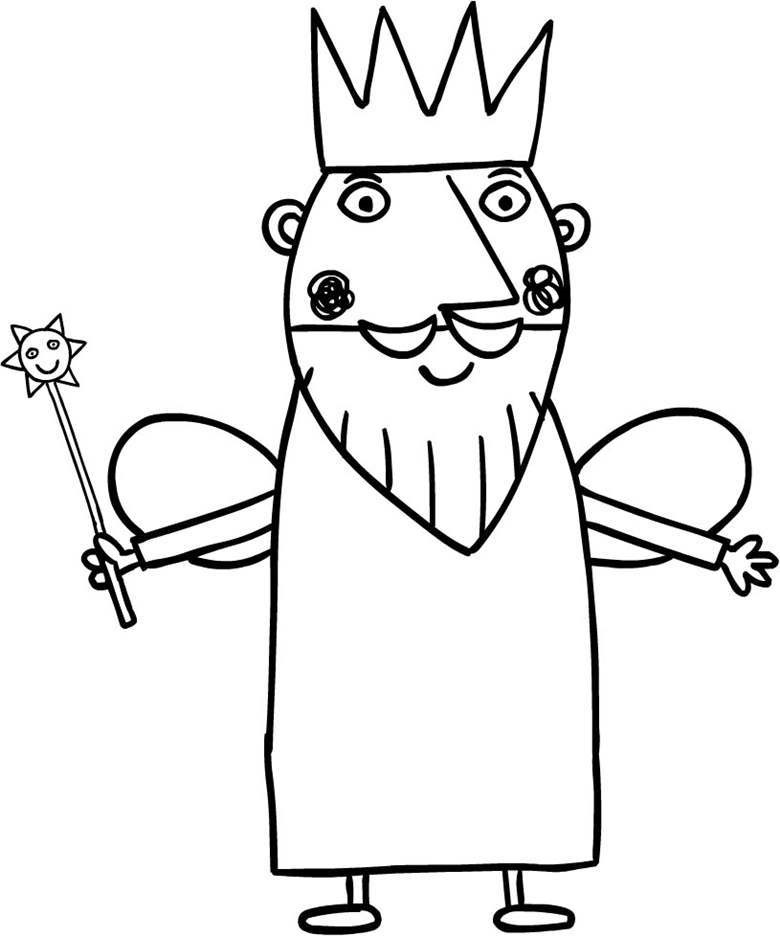 Desenho de Rei Thistle para Colorir