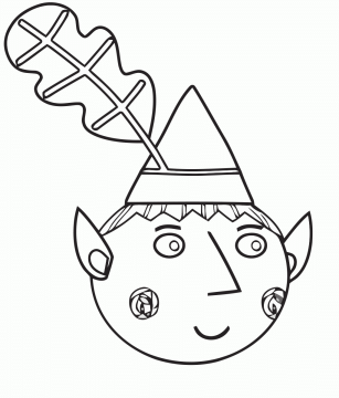 Desenho para Imprimir do Ben de O Pequeno Reino de Ben e Holly